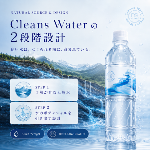 Cleans Water × 24本｜毎日のコンディションを支える水